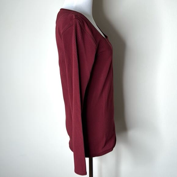 Lululemon Deep Rouge Reveal Long Sleeve Tee - Picture 9 of 10